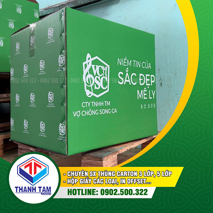 Nhà cung cấp thùng carton & hộp giấy in Offset, in Flexo chất lượng tại TPHCM