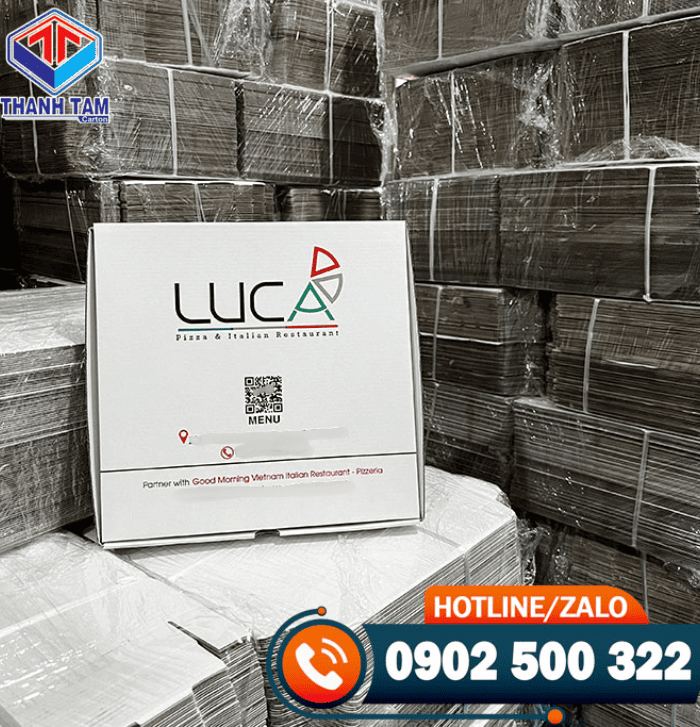 hop carton dung pizza