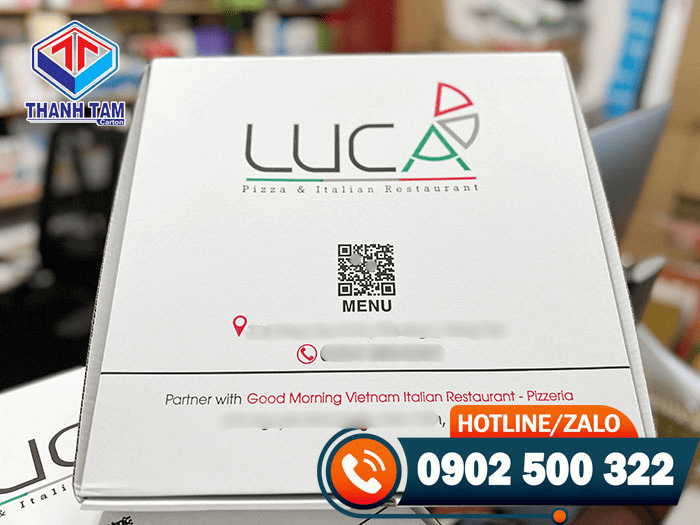 hop carton dung pizza