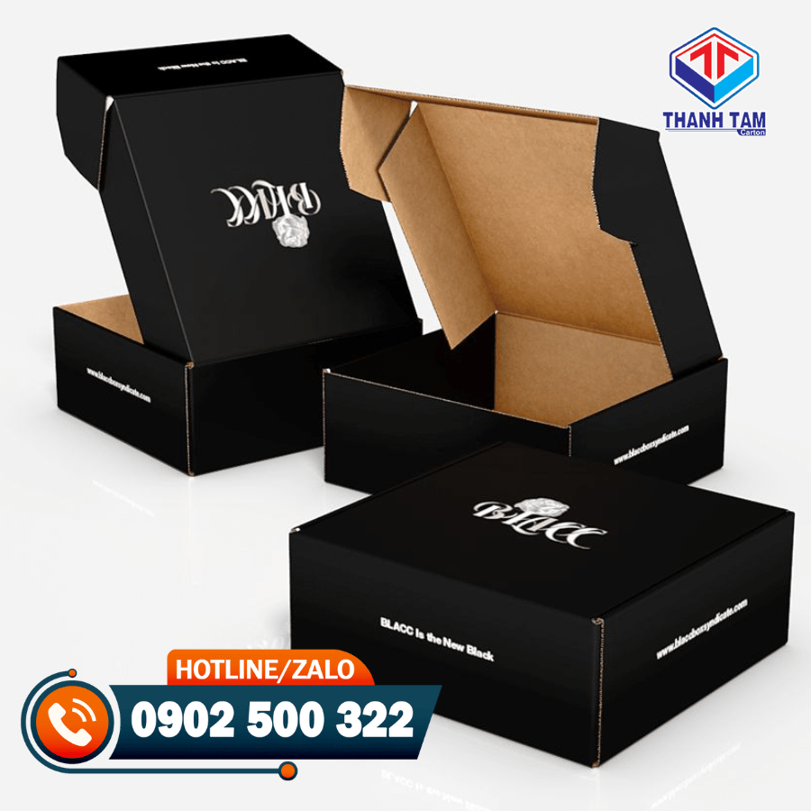 hộp carton đen