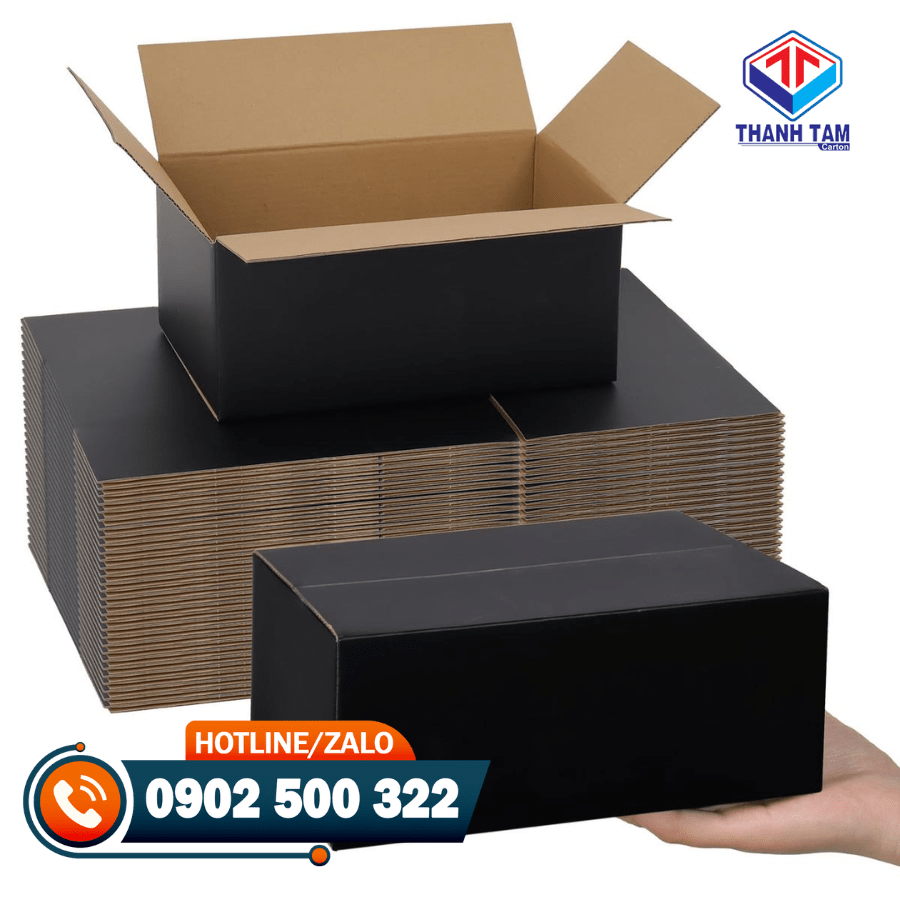 hộp carton đen