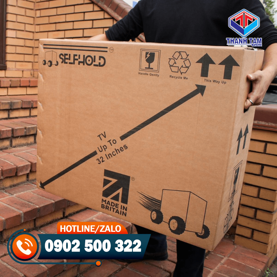 thùng carton đựng tivi