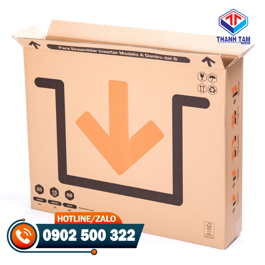 thùng carton đựng tivi