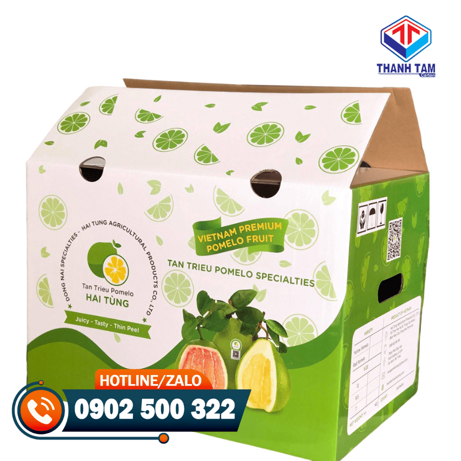 thùng giấy carton đựng bưởi