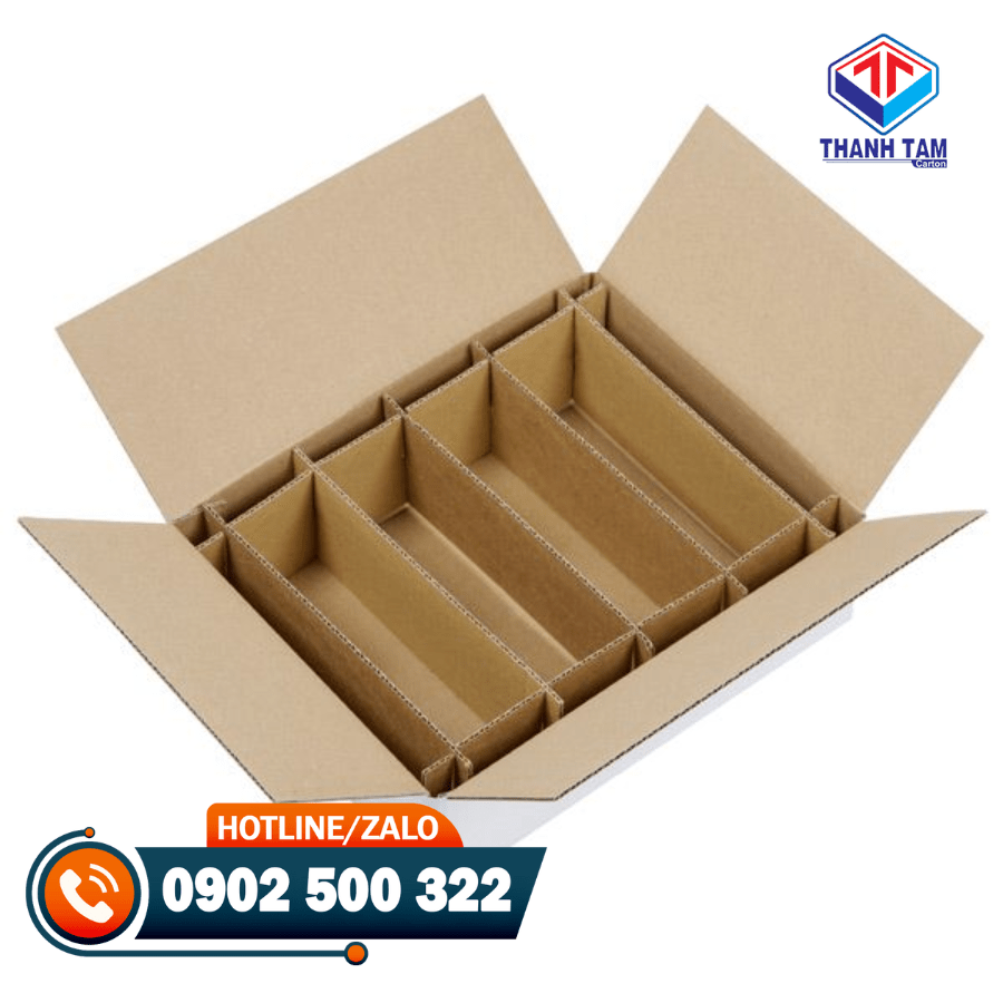 thùng giấy vách ngăn