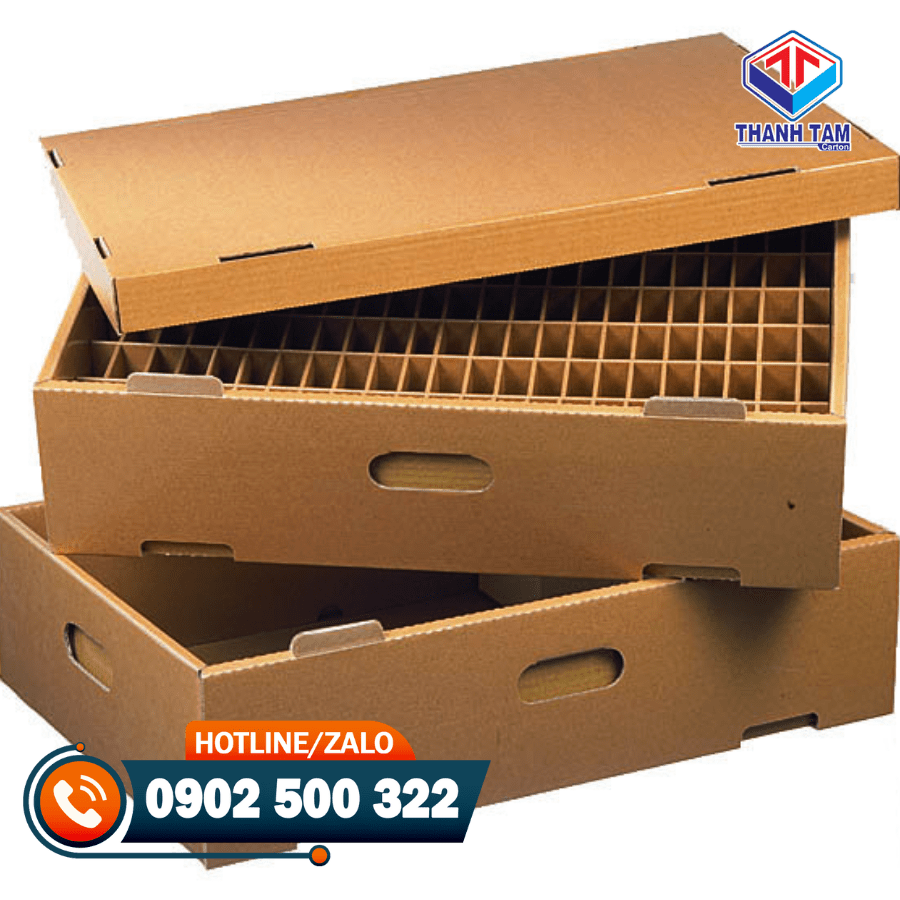 thùng giấy vách ngăn