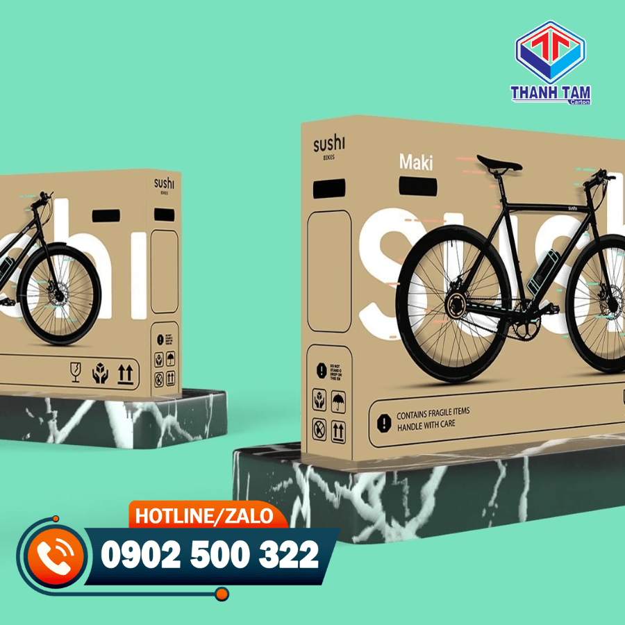 thùng carton xe đạp