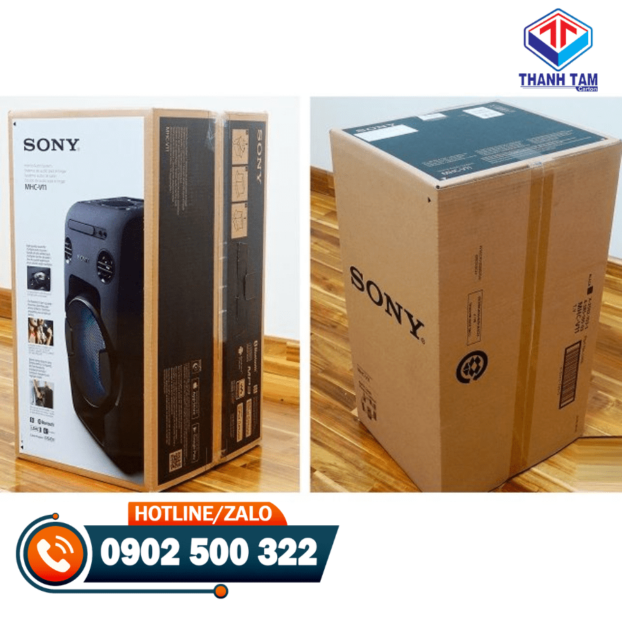 thùng giấy đựng loa 