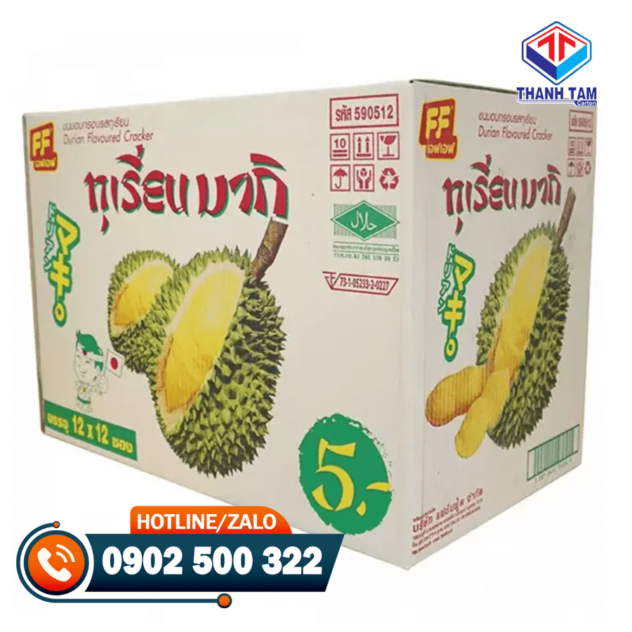 thùng sầu riêng xuất khẩu