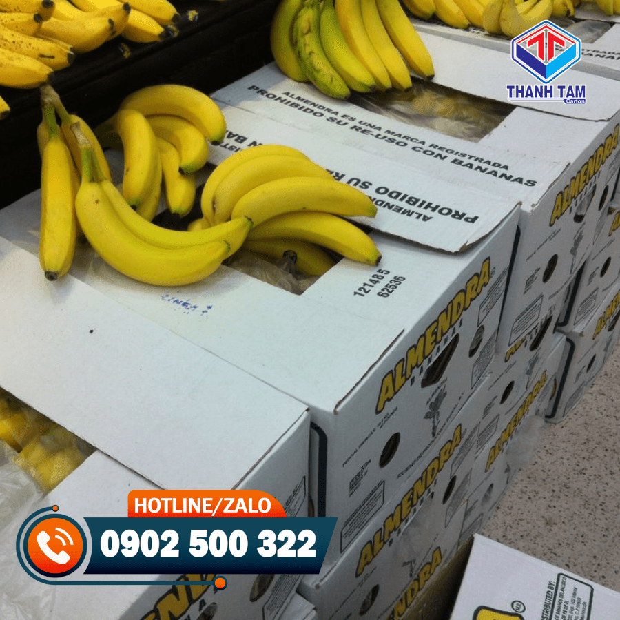 thùng carton đựng chuối 
