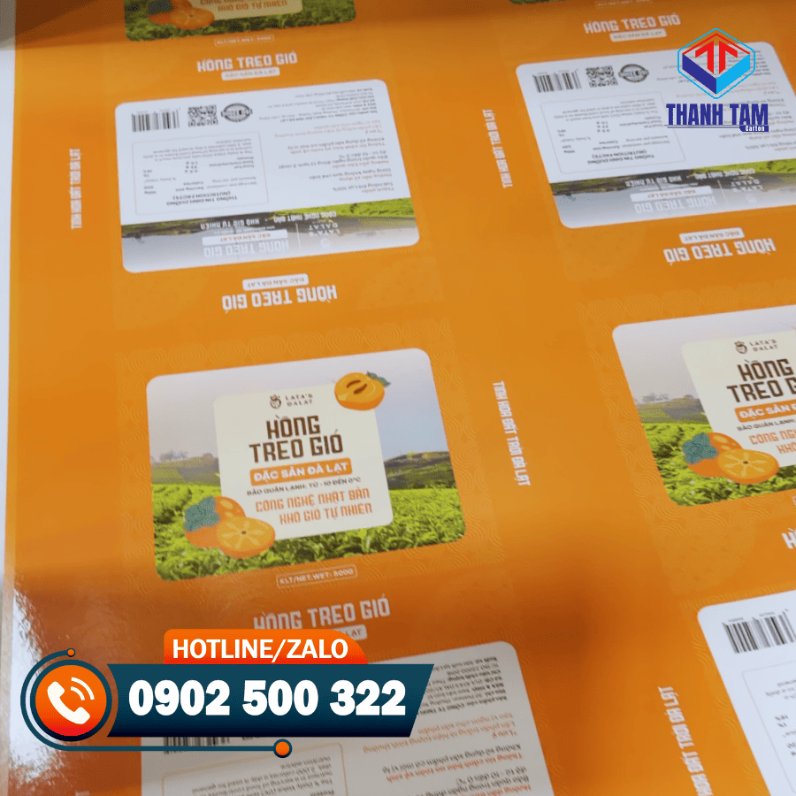 hộp giấy đựng hồng treo gió