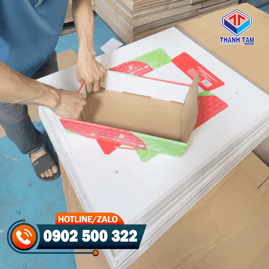 khay giấy đựng quà tết