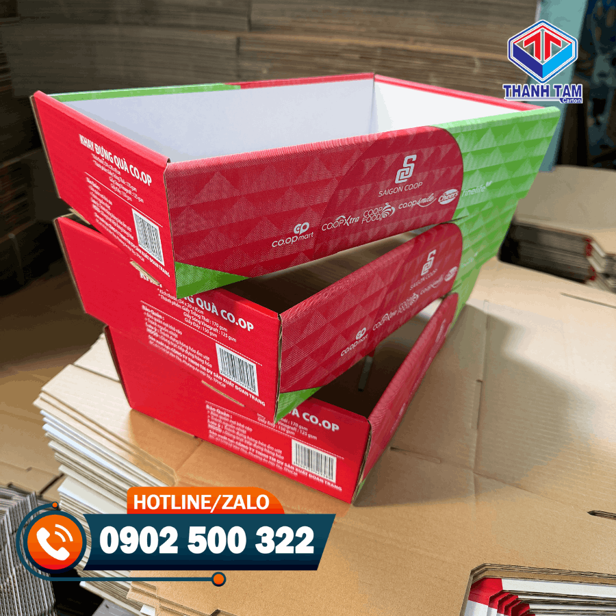 khay giấy đựng quà tết