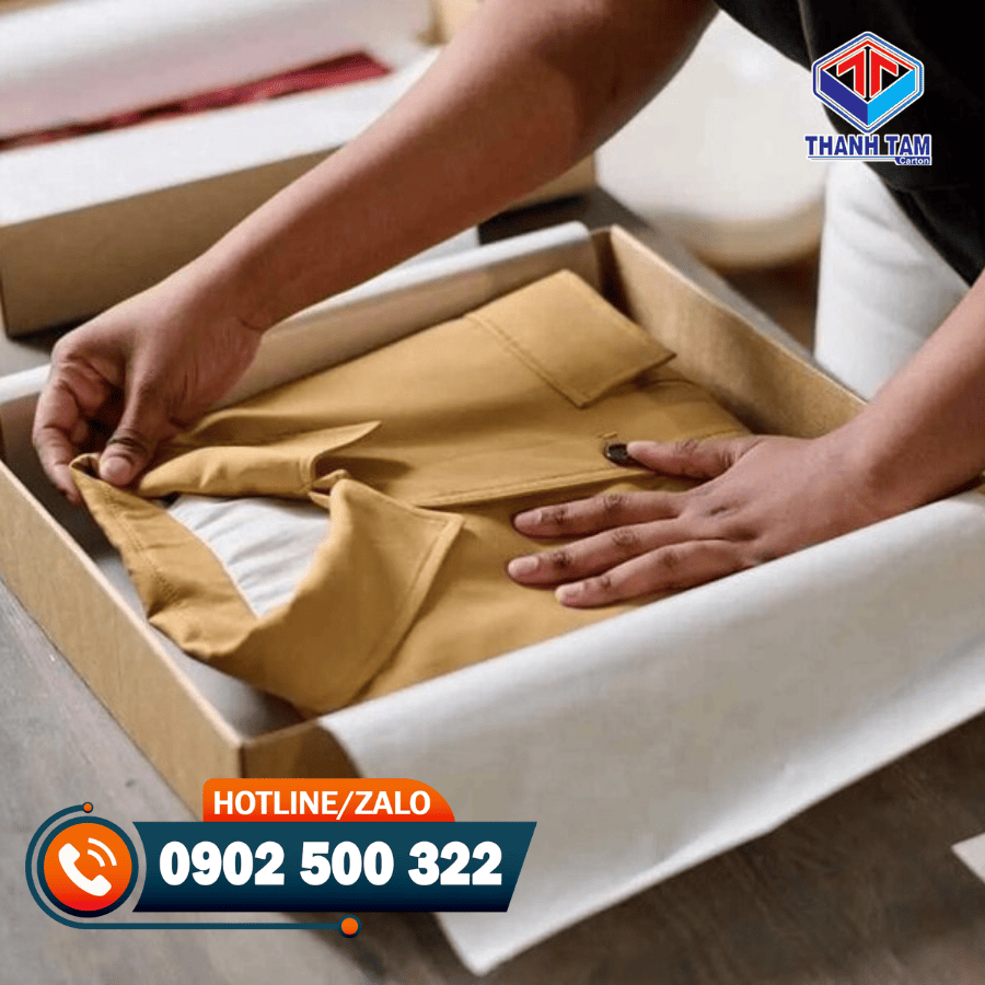 thùng carton đóng gói hàng may mặc