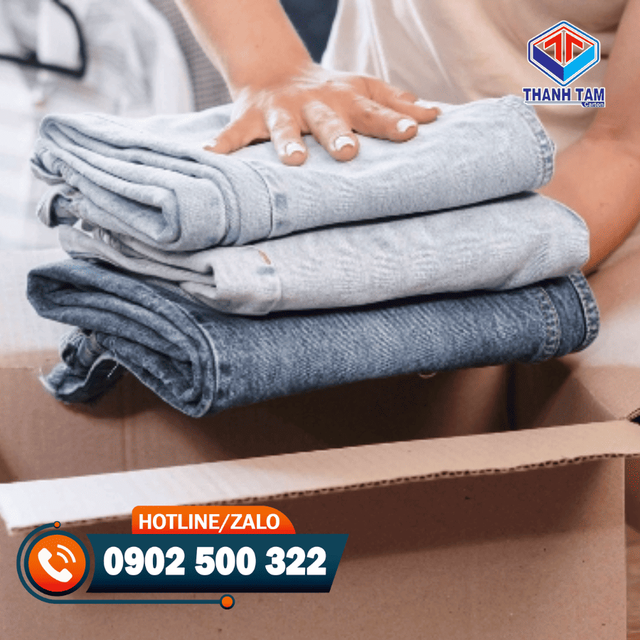 thùng carton đóng gói hàng may mặc