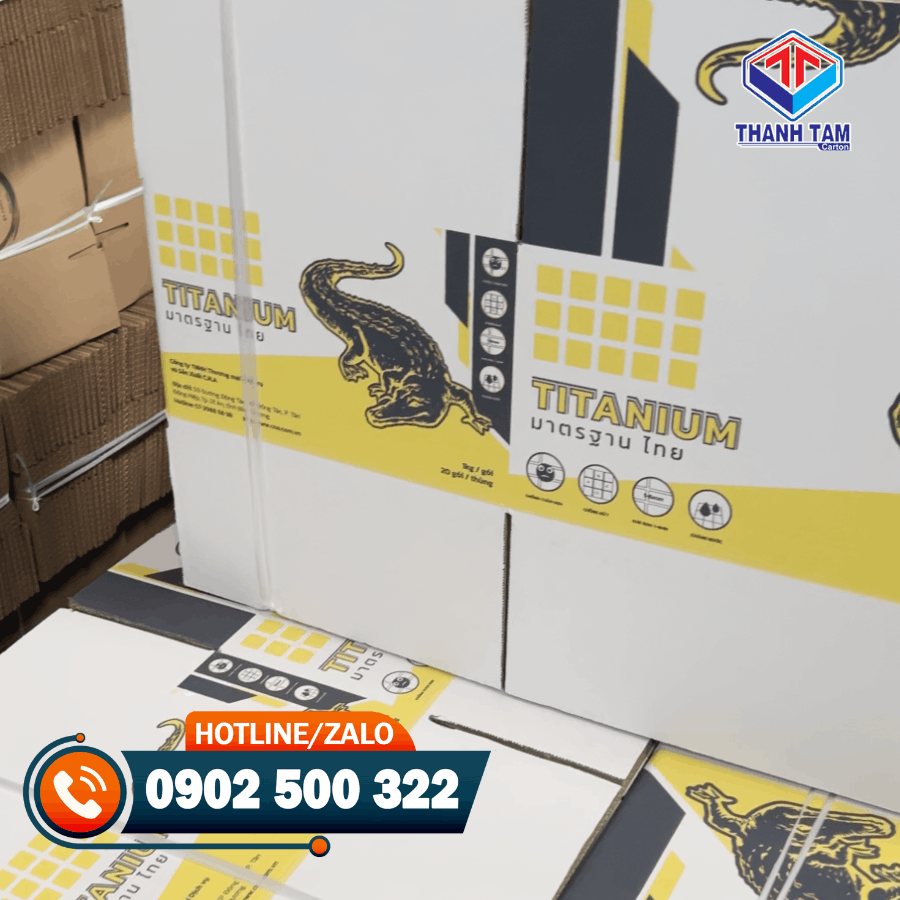 thùng giấy carton keo chà ron