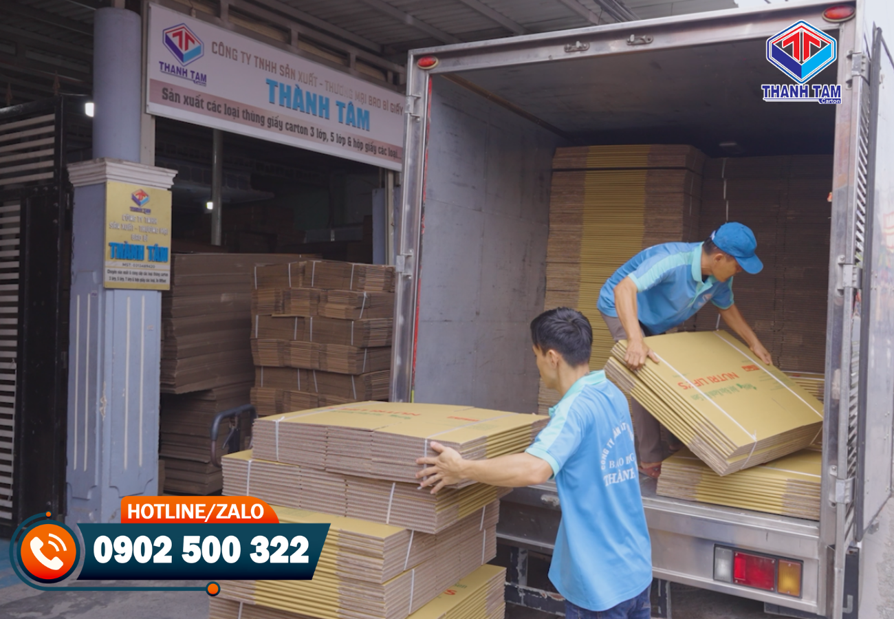 Xưởng sản xuất bao bì giấy