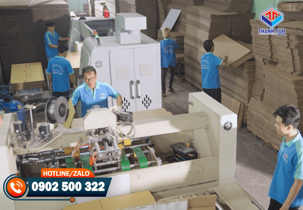 xưởng sản xuất bao bì giấy