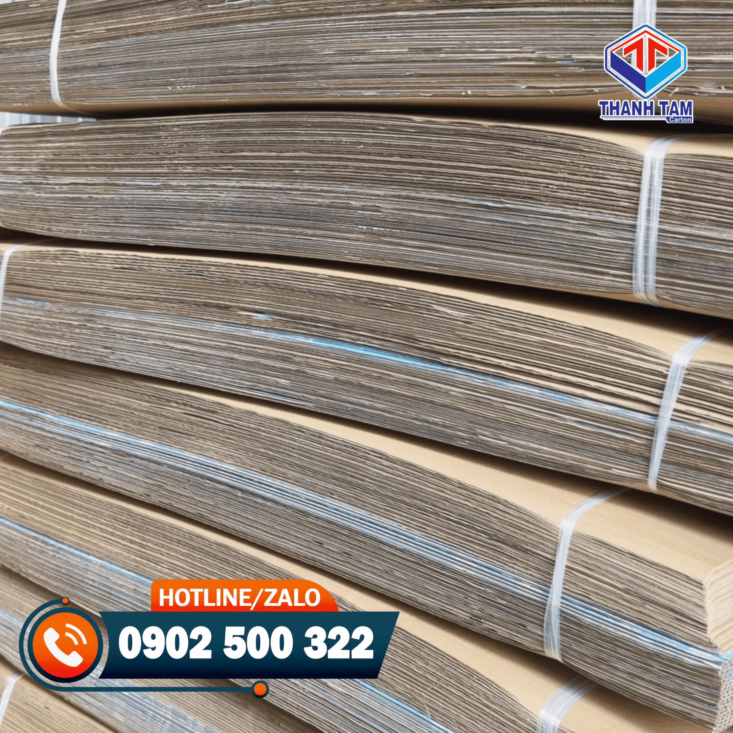 bìa carton 3 lớp khổ lớn