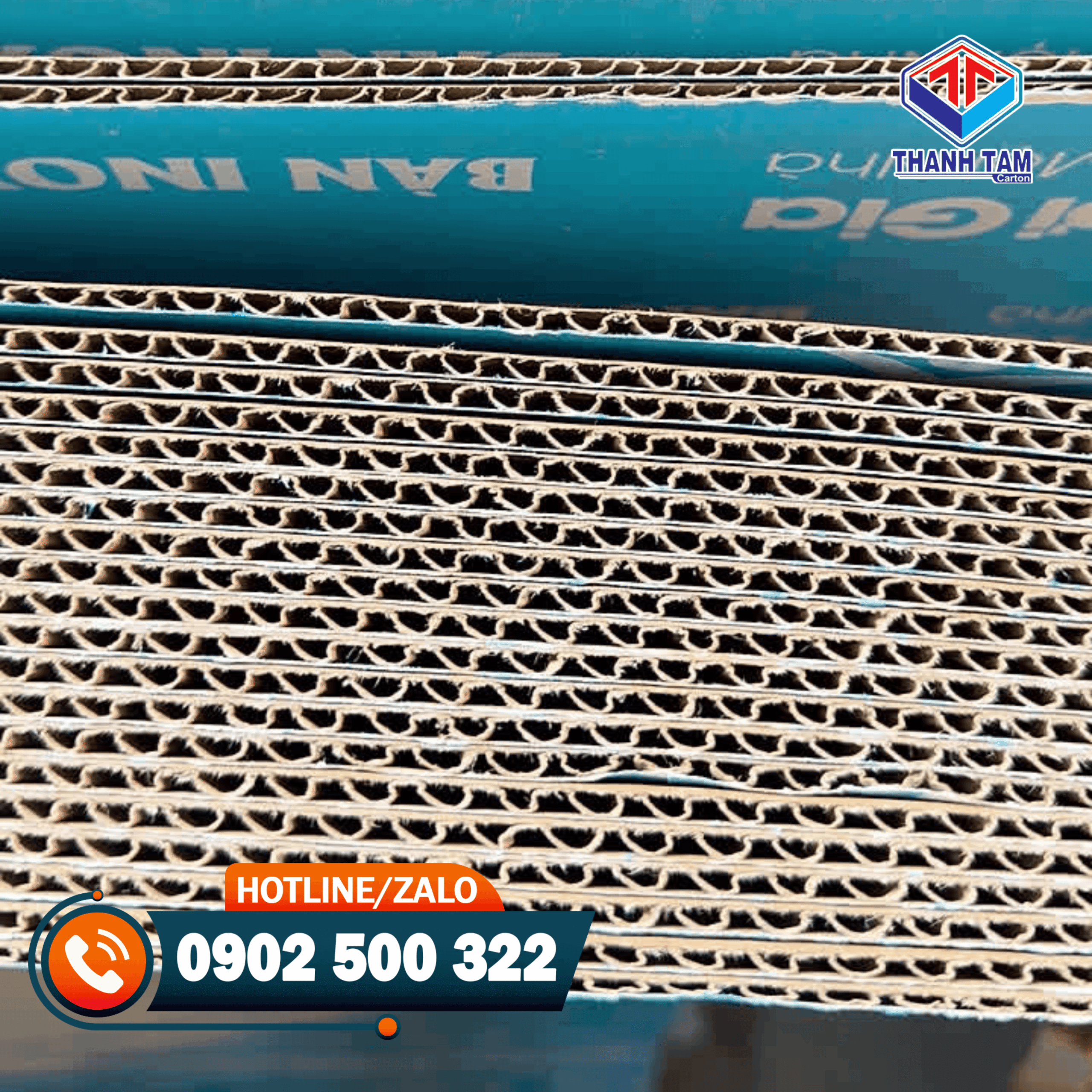 bìa carton 3 lớp khổ lớn