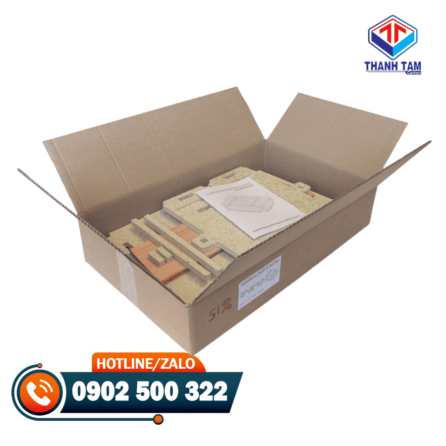 thùng carton đựng gỗ xuất khẩu