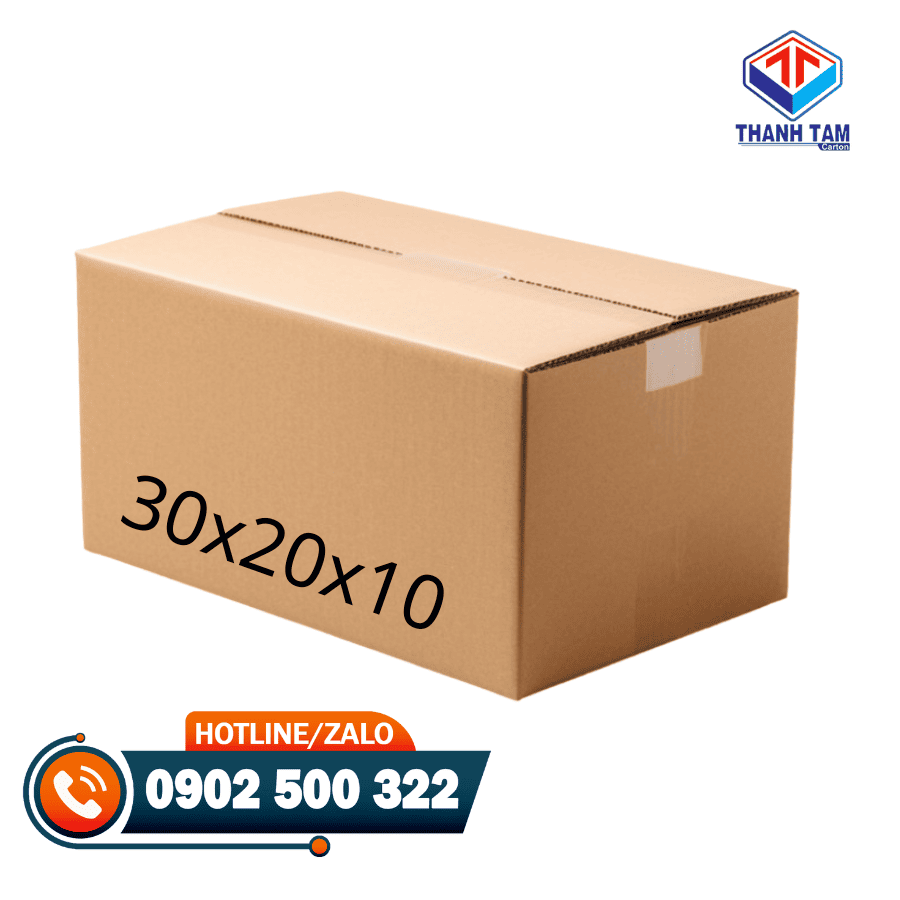 thùng carton 30x20x10