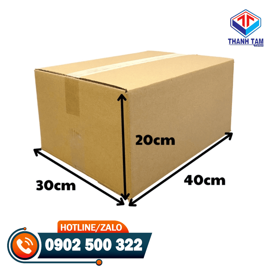 thùng carton 40x30x20
