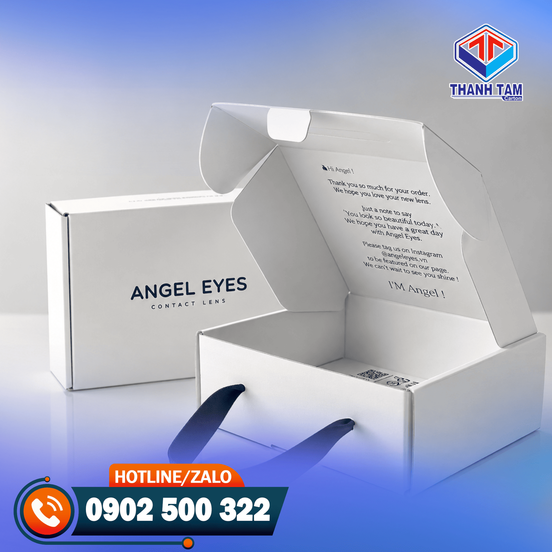 Hộp carton trắng