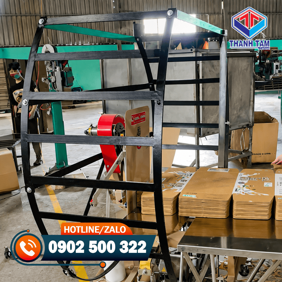 thùng carton đựng sữa hạt