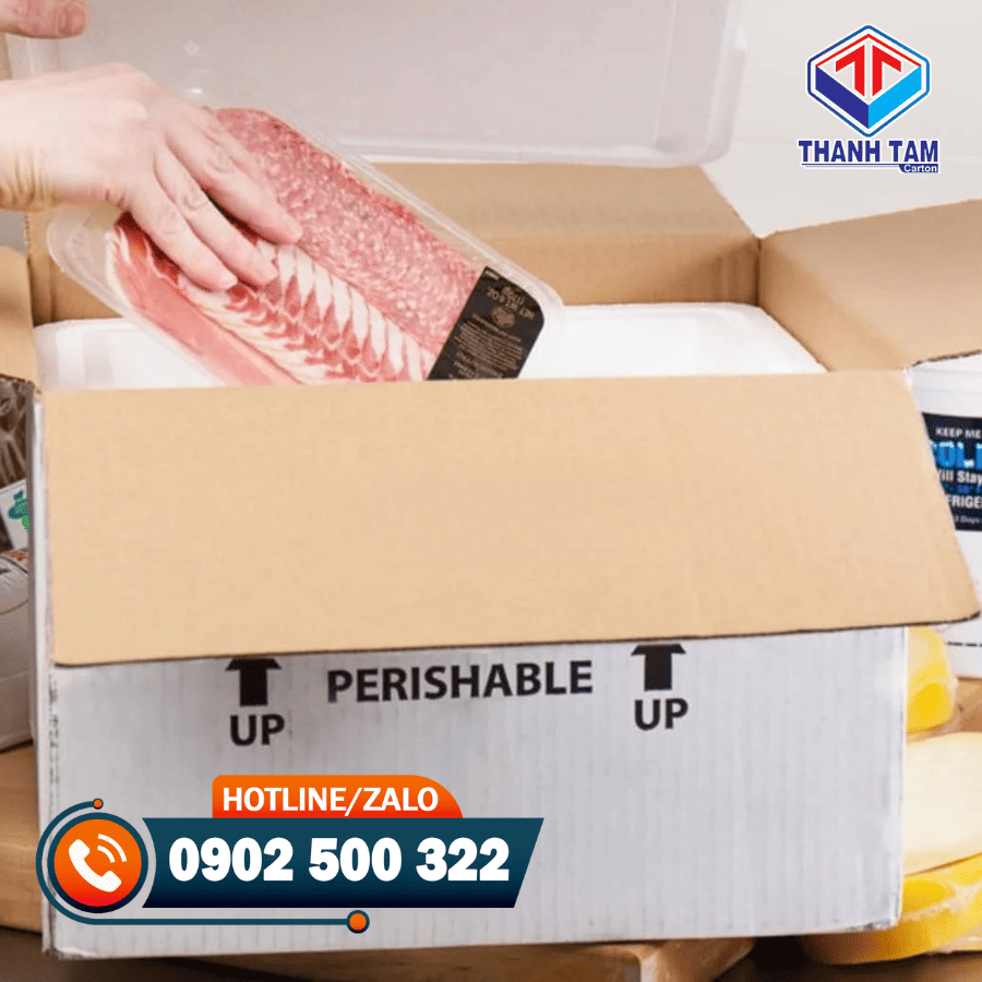 thùng carton đóng hàng đông lạnh