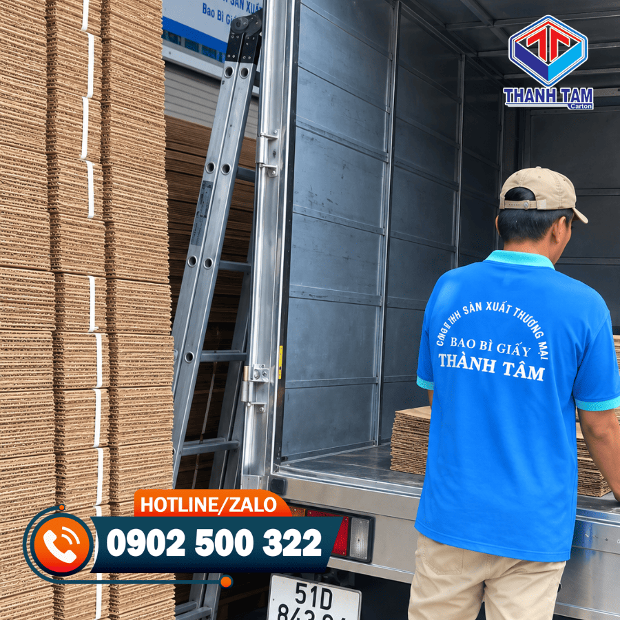 thùng carton đựng sữa gạo