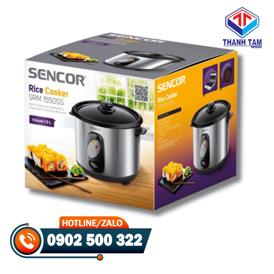 hộp carton đựng nồi cơm điện