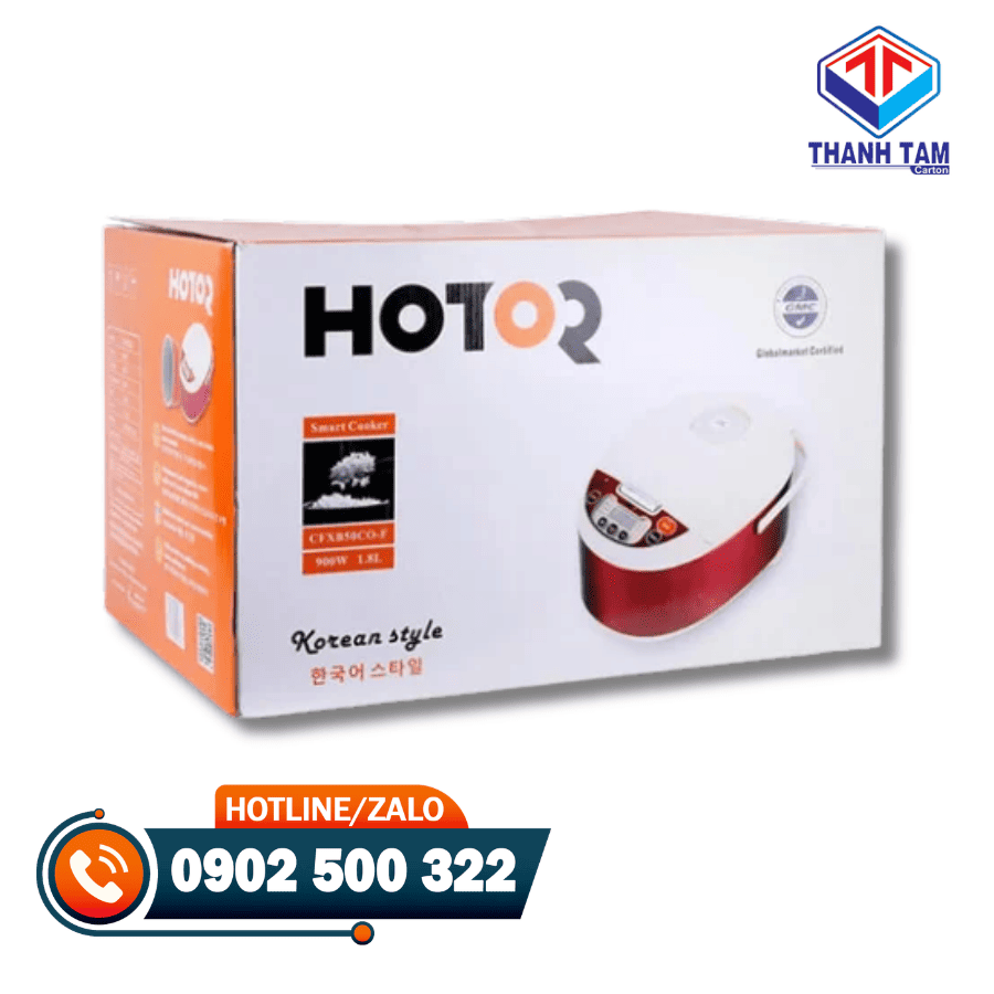 hộp carton đựng nồi cơm điện