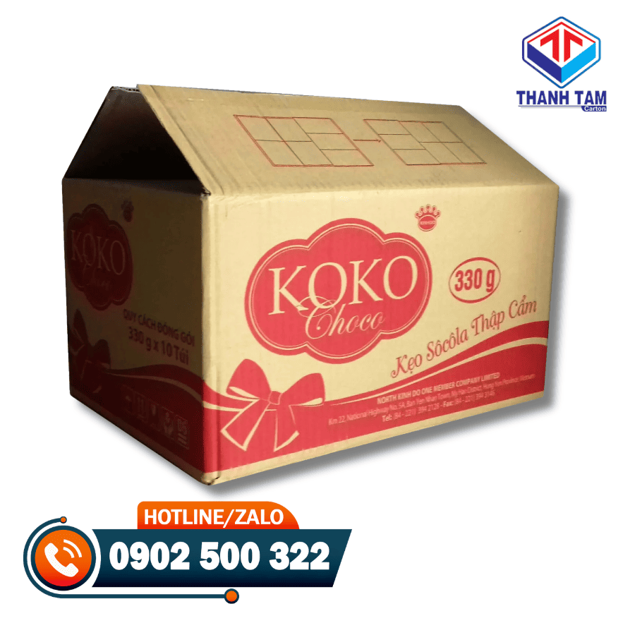 thùng carton đựng bánh kẹo